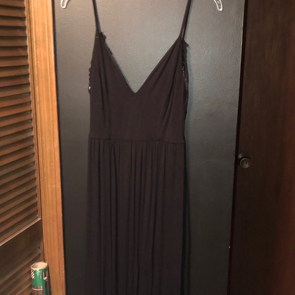 Lace back maxi dress